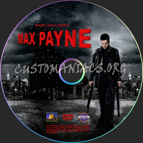 Max Payne dvd label