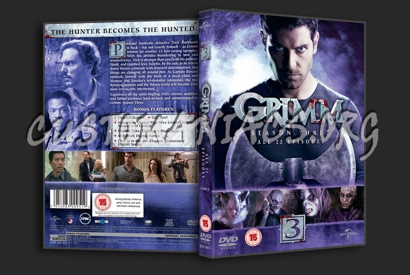 Grimm Season 3 dvd cover