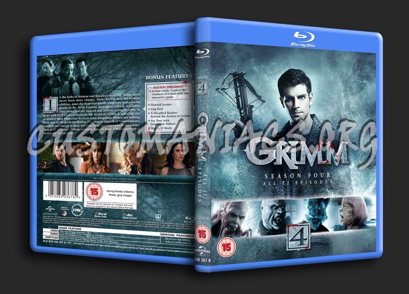 Grimm Season 4 blu-ray cover