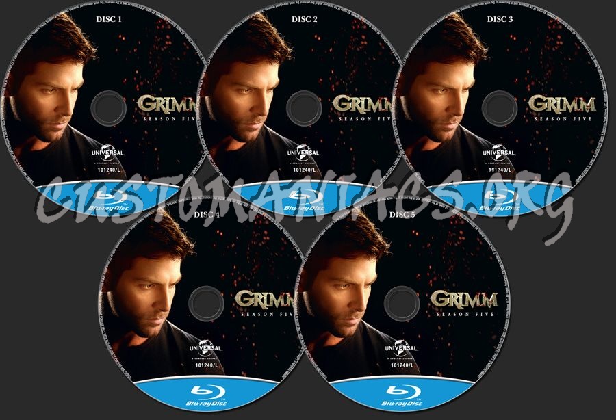 Grimm Season 5 blu-ray label