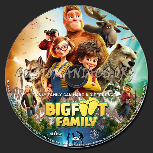 Bigfoot Family dvd label