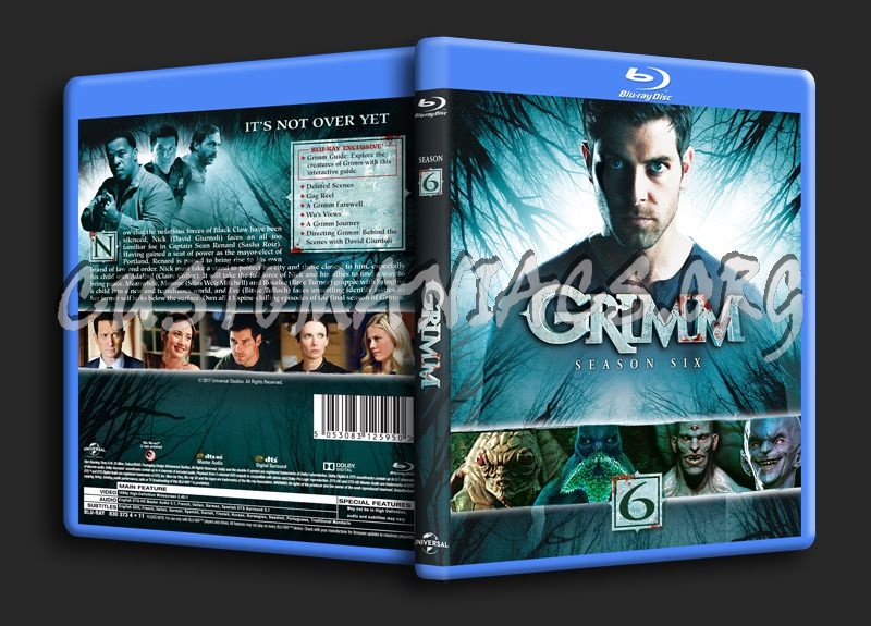 Grimm Season 6 blu-ray cover