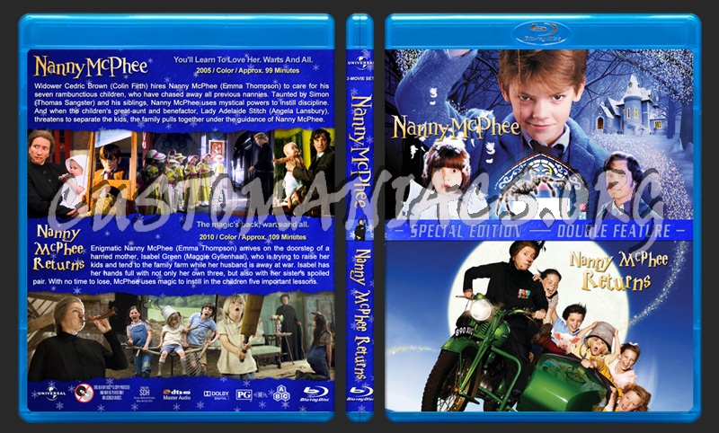 Nanny McPhee / Nanny McPhee Returns Double Feature blu-ray cover