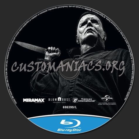 Halloween blu-ray label