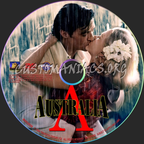 Australia dvd label