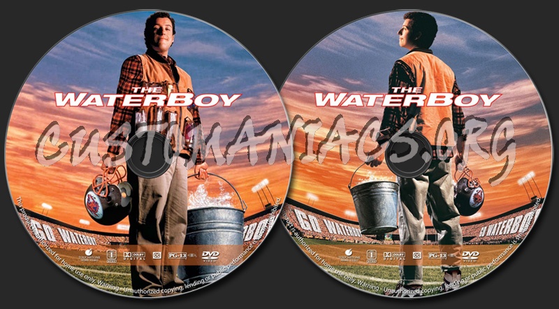 The Waterboy dvd label