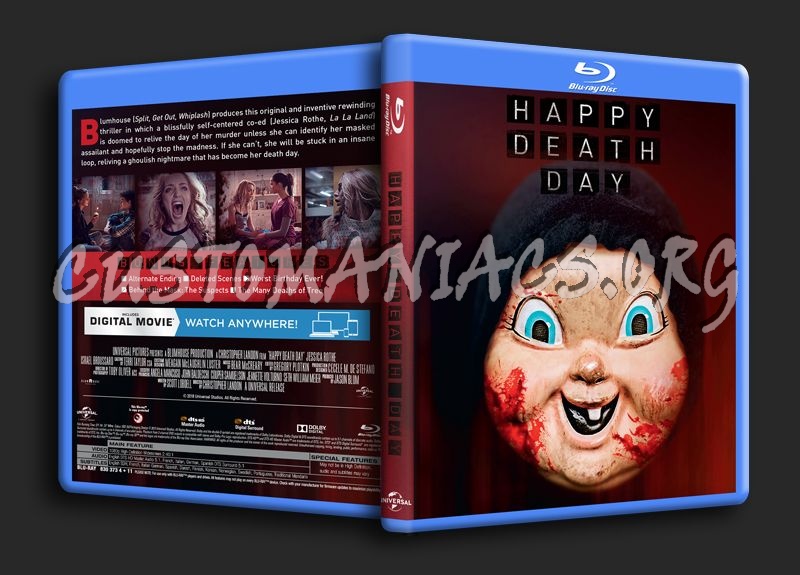 Happy Death Day blu-ray cover