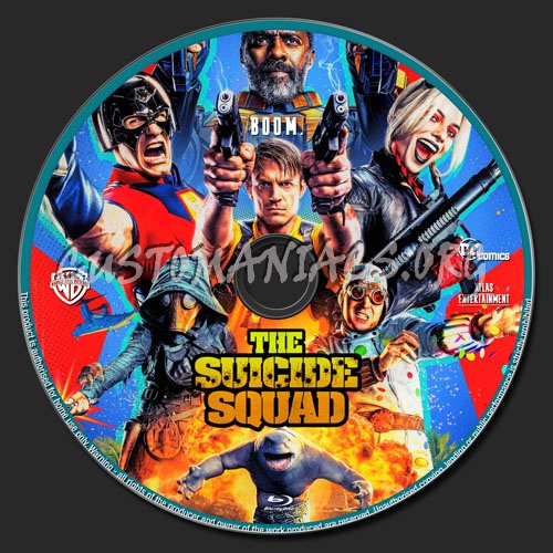 The Suicide Squad blu-ray label