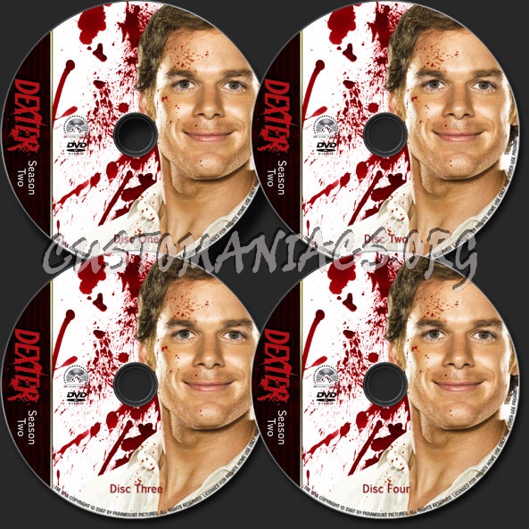 Dexter Season Two dvd label