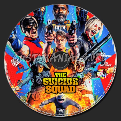 The Suicide Squad dvd label