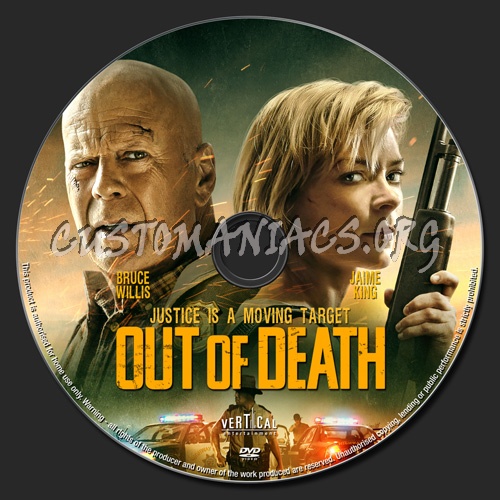 Out Of Death dvd label