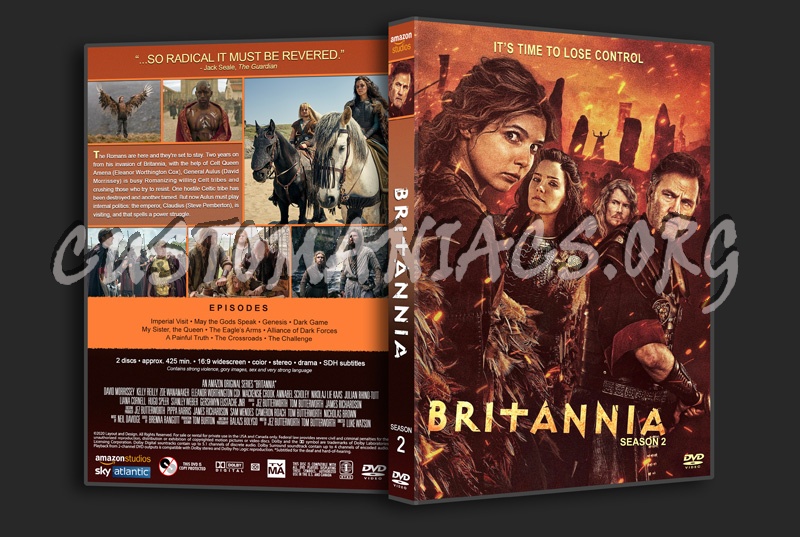 Britannia - Season 2 dvd cover