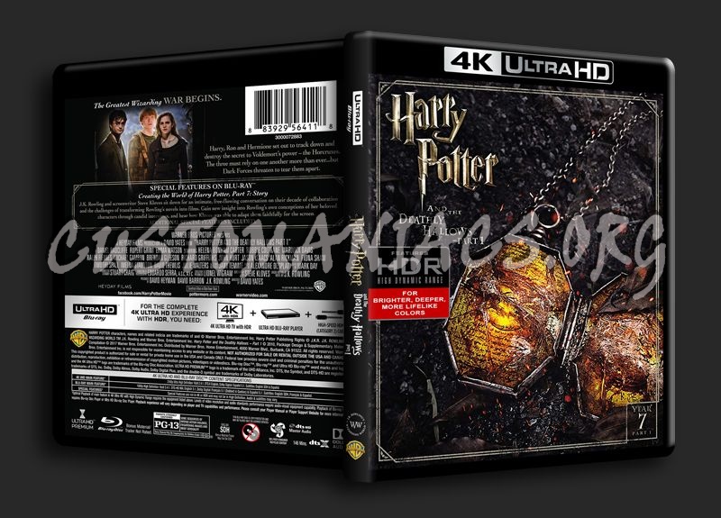 Harry Potter and the Deathly Hallows Part 1 4K blu-ray cover