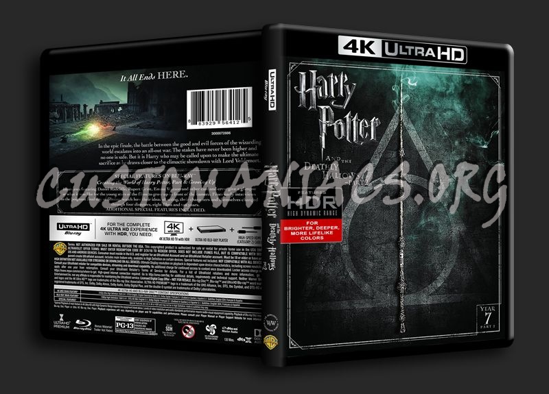 Harry Potter and the Deathly Hallows Part 2 4K blu-ray cover