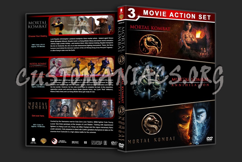 Mortal Kombat Triple Feature dvd cover