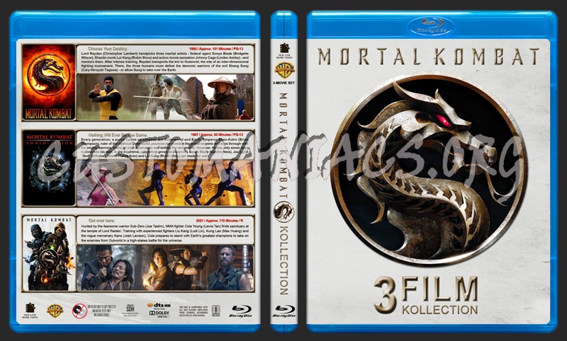 Mortal Kombat Kollection blu-ray cover