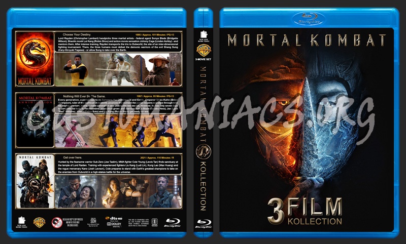 Mortal Kombat Kollection blu-ray cover
