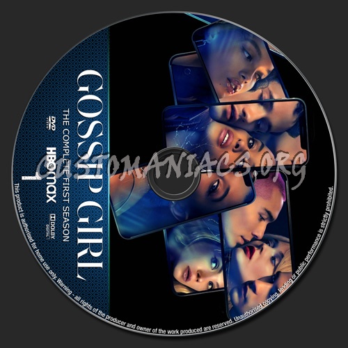 Gossip Girl Season 1 dvd label