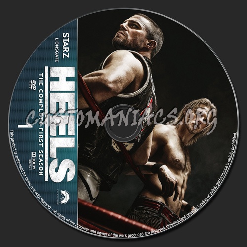 Heels Season 1 dvd label
