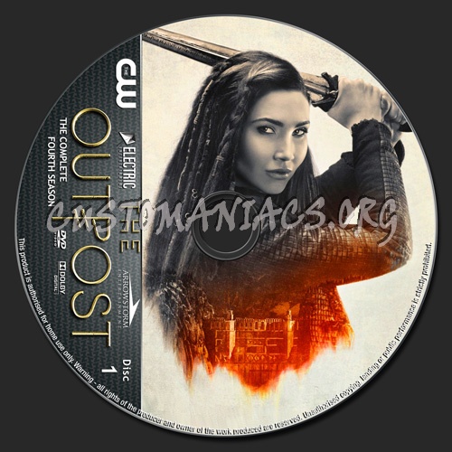 The Outpost Season 4 dvd label