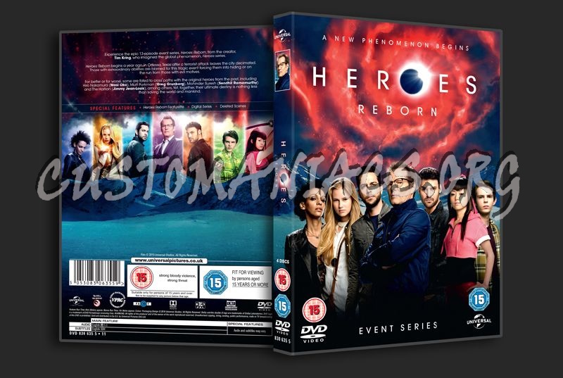 Heroes Reborn dvd cover