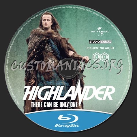 Highlander blu-ray label