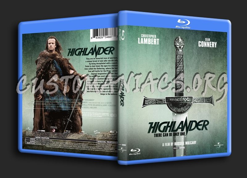 Highlander blu-ray cover