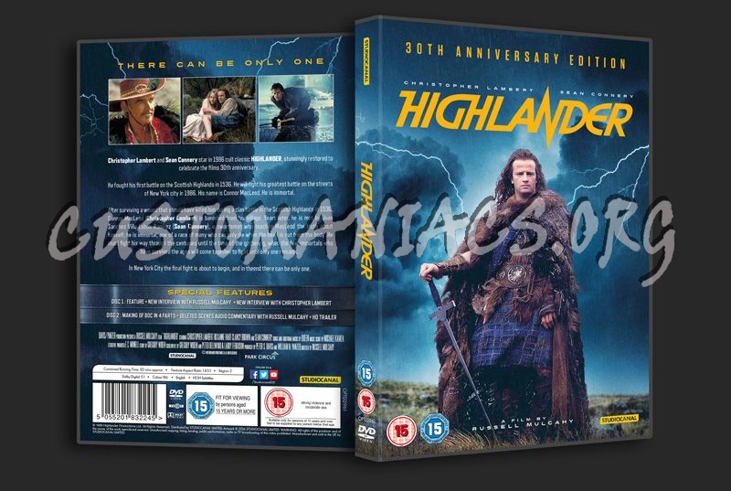 Highlander dvd cover