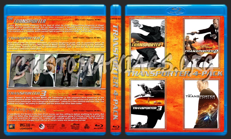 Transporter 4-Pack blu-ray cover