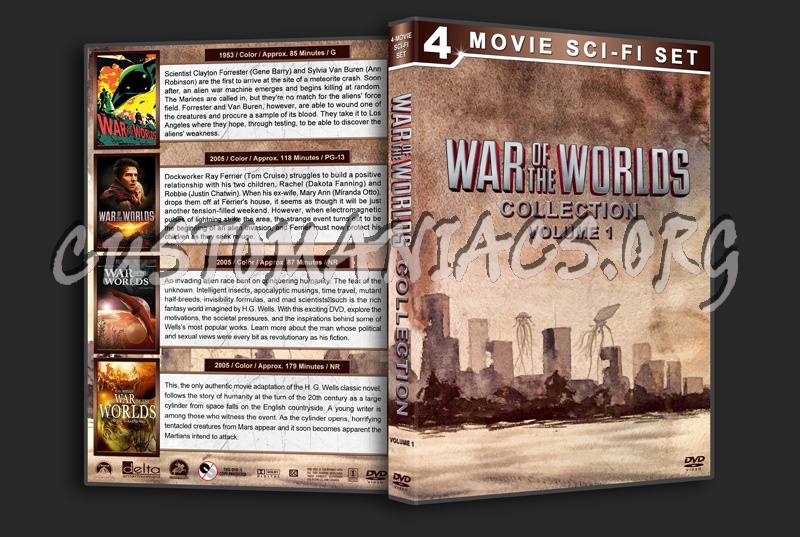 War of the Worlds Collection - Volume 1 dvd cover