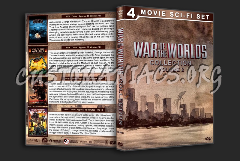 War of the Worlds Collection - Volume 2 dvd cover