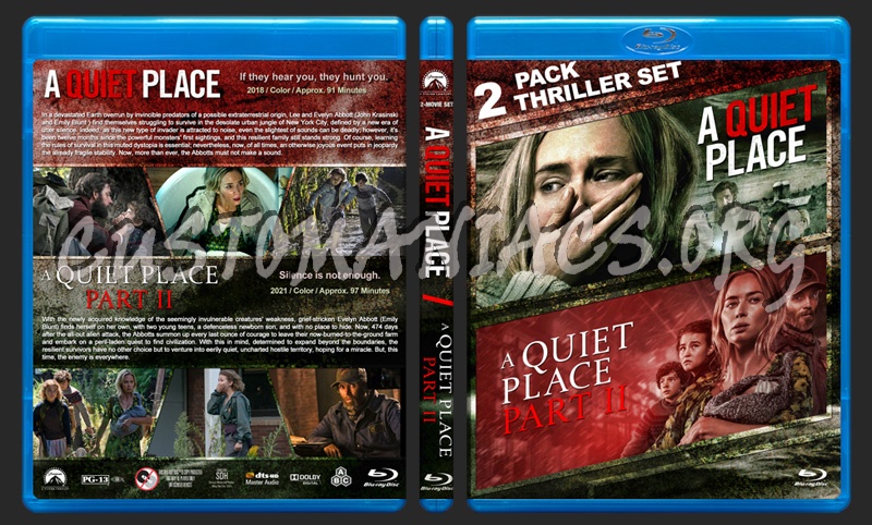 A Quiet Place Double Feature blu-ray cover