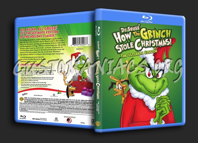 How the Grinch Stole Christmas blu-ray cover