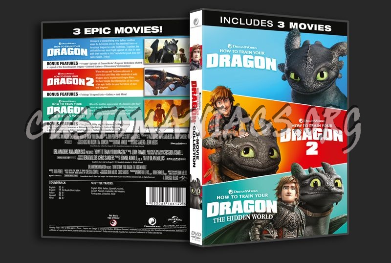 How to Train your Dragon 3-Movie Collection dvd cover
