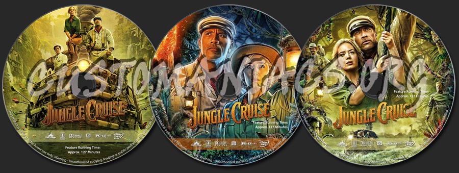 Jungle Cruise dvd label