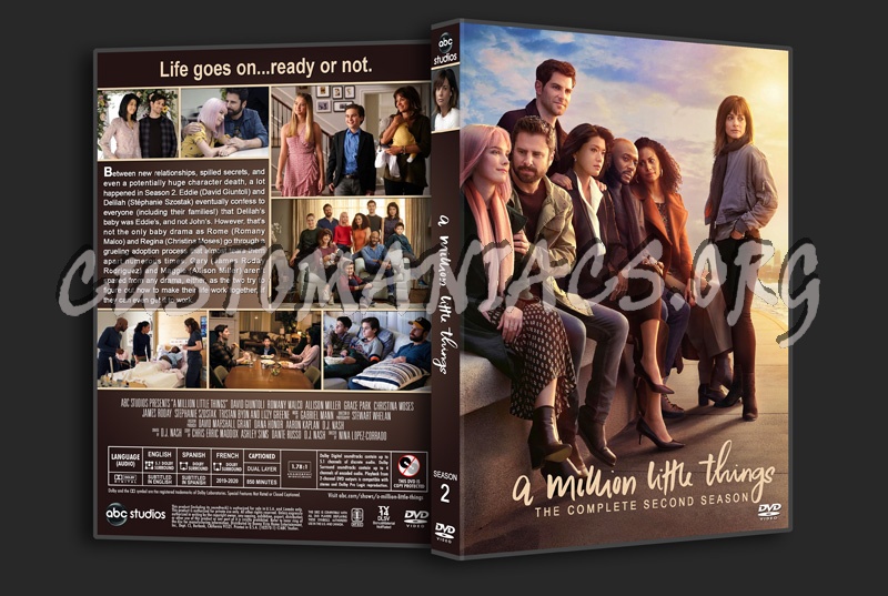 A Million Little Things - Season 2 dvd cover