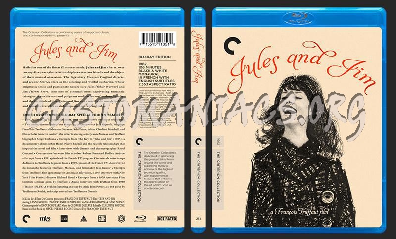 281 - Jules and Jim blu-ray cover