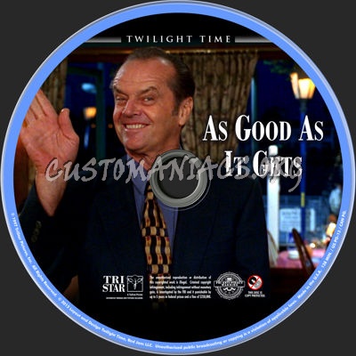 As Good as it Gets (1997) blu-ray label