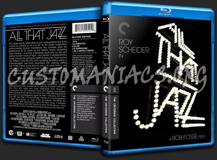 724 - All That Jazz blu-ray cover