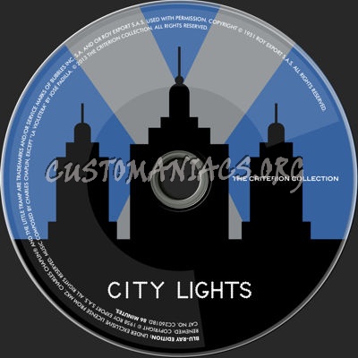 680 - City Lights dvd label