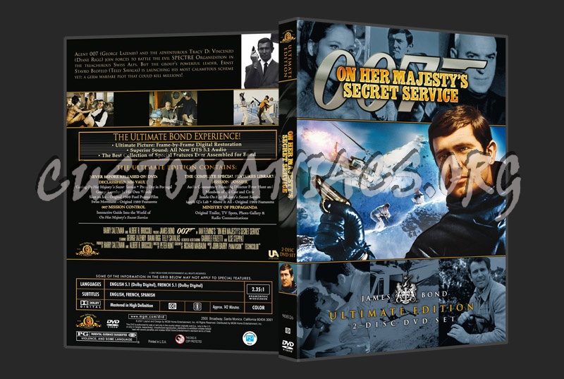 On Her Majesty's Secret Service dvd cover