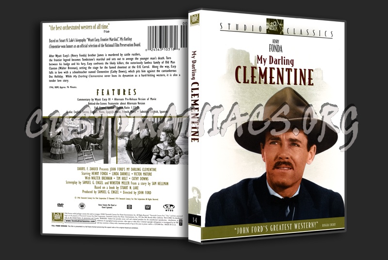 My Darling Clementine dvd cover