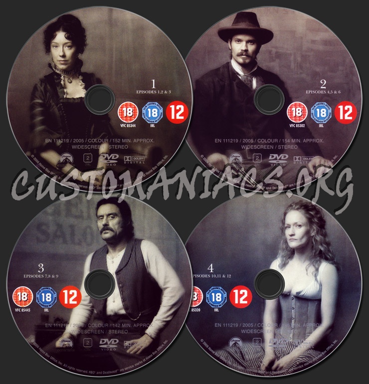 Deadwood Season 2 dvd label