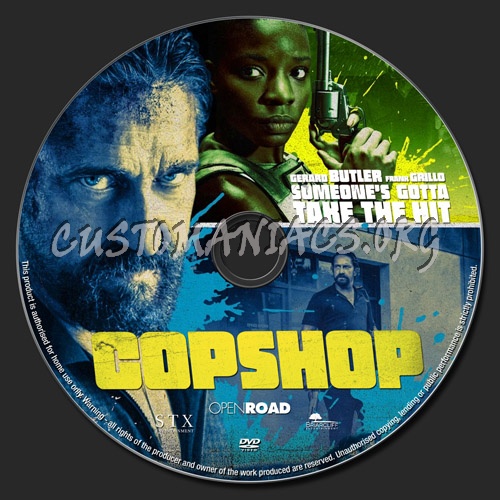 Copshop dvd label