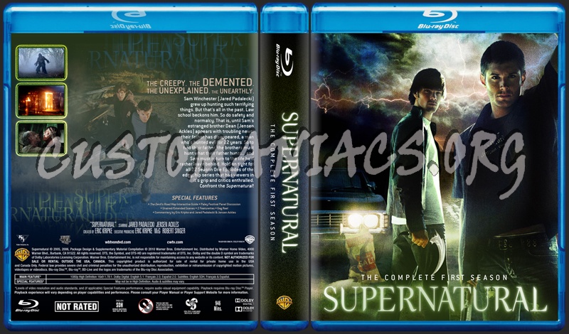 Supernatural Season 1 dvd cover