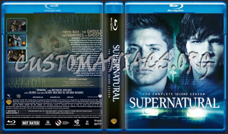 Supernatural Season 2 dvd cover