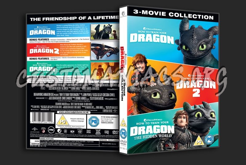 How to Train your Dragon 3-Movie Collection dvd cover