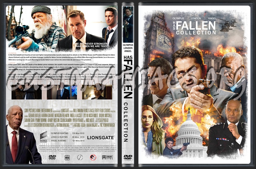 Olympus London Angel Has Fallen Collection dvd cover