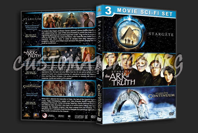 Stargate Triple Feature dvd cover