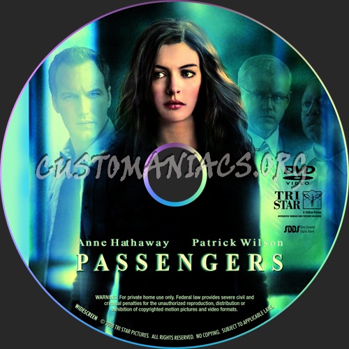 Passengers dvd label